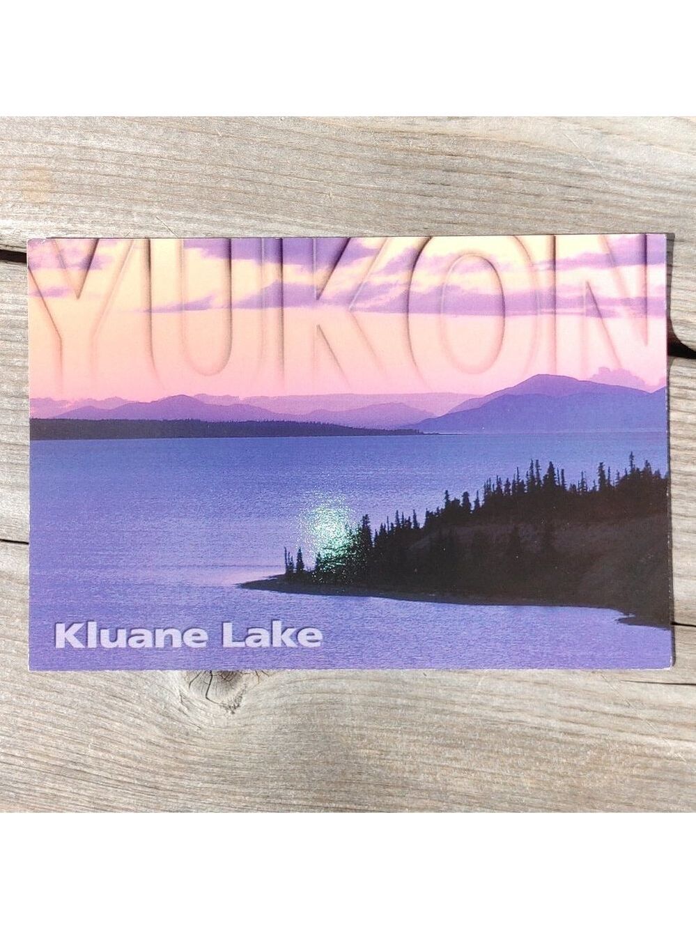 YUKON Kluane Lake Post Card BEAUTIFUL